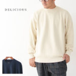 【20%OFF クーポン発行中】DELICIOUS [デリシャス] Cotton Crew Sweater [DN4335] コットンクルーセーター・五泉ニット・コットンニット・ミリタリーニット・MEN’S