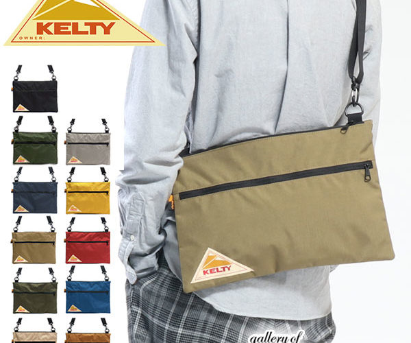 無料ラッピング 【28%OFFクーポン】【日本正規品】 ケルティ サコッシュ KELTY ショルダー VINTAGE FLAT POUCH M ヴィンテージフラットポーチ B5 ショルダーバッグ 斜めがけ アウトドア メンズ レディース 2592145