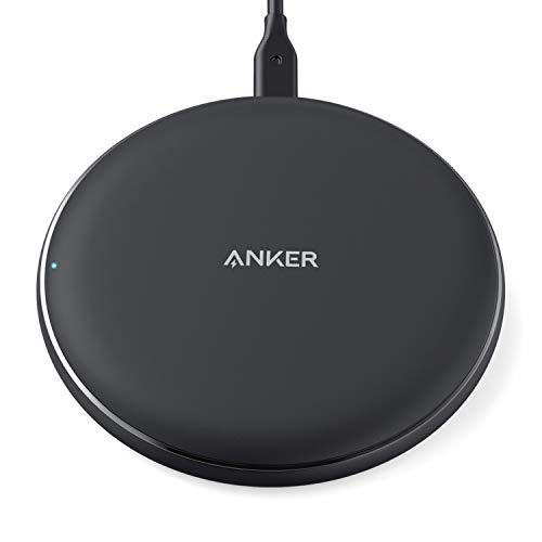 Anker PowerWave 10 Pad (改善版), ワイヤレス充電器 Qi 認証 iPhone 11 / 11 Pro / 11 Pro Max/SE（第2世代） / XS/XS Max/XR/X / 8 / 8 Plus/Airpods 2 / Airpods Pro/Galaxy LG 対応 5W & 7.5W & 10W 出力 ブラック