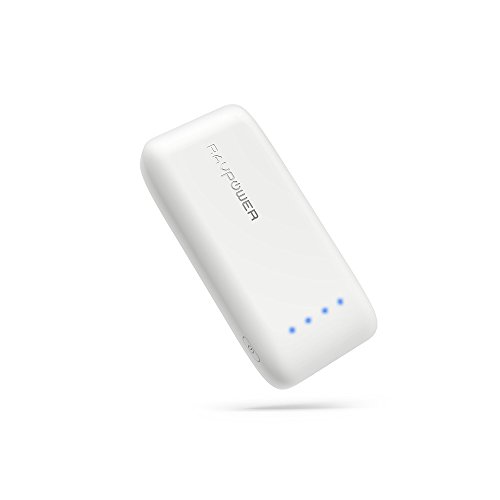 RAVPower 6700mAh モバイルバッテリー 急速充電 (最小 最軽量 /2020年2月時点) iPhone/Andorid 等対応 携帯充電器 持ち運び ポータブル充電器 iSmart2.0機能搭載 PSE認証済み RP-PB060 (ホワイト)