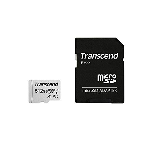 Transcend microSDカード 512GB UHS-I U3 V30 A1 Class10 Nintendo Switch 動作確認済 5年保証 TS512GUSD300S-AE 【Amazon.co.jp限定】