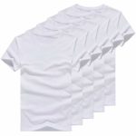 Hisitosa インナーシャツ メンズ 肌着 ５枚組 Tシャツ 半袖 クルーネック 防菌防臭 綿100% シャツ 下着 クセになる肌触り