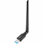 Arbalest WiFi 無線LAN子機 1200Mbps USB3.0 2.4G（300Mbps）/5G （867Mbps） WiFi アダプター 5dBi IEEE802.11ac/n/a/g/b 技術 子機&親機 デュアルバンド 高速伝送 操作簡単 放熱穴デザイン Windows Vista/XP/10/8/7, Mac OS X対応