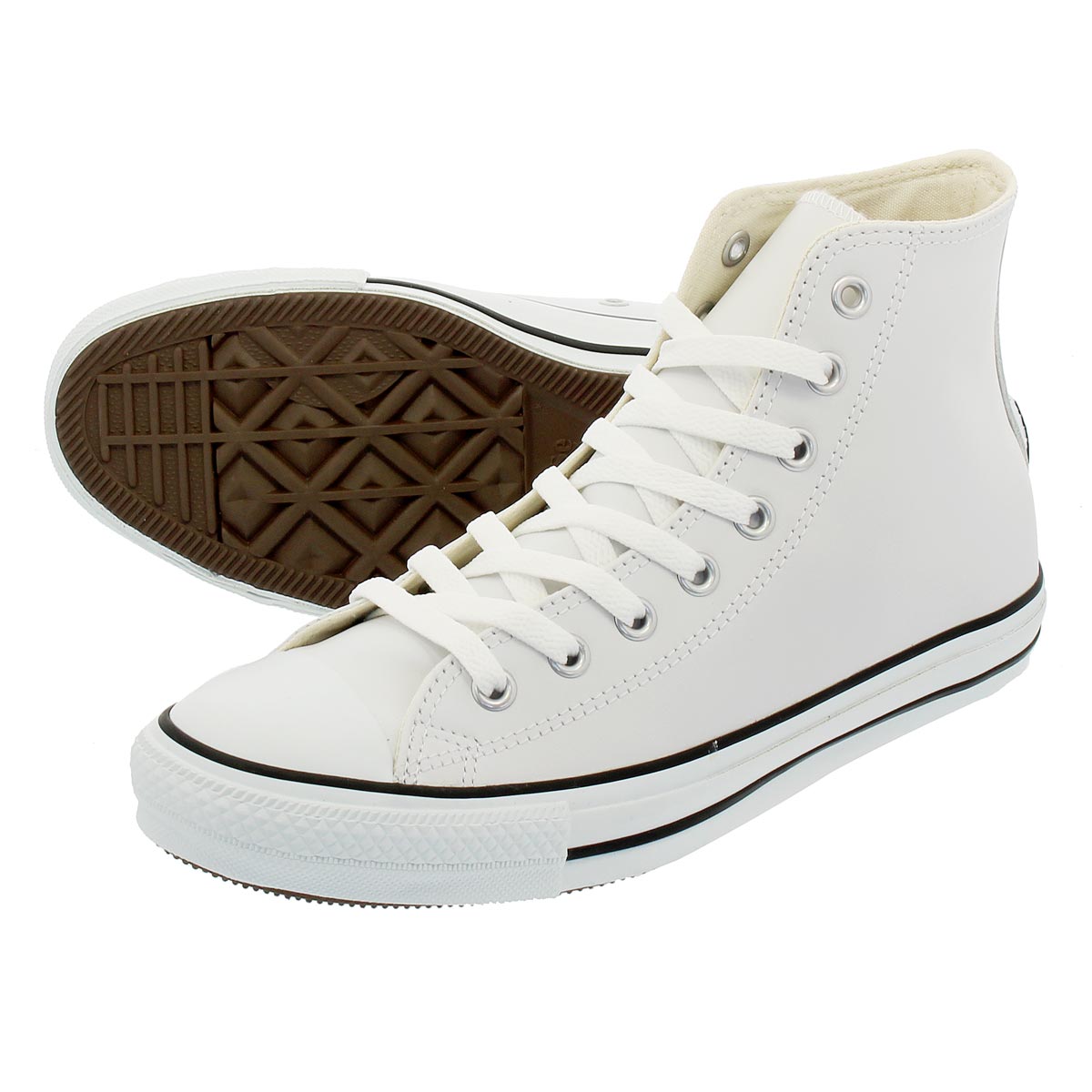 CONVERSE LEA ALLSTAR HI 【メンズ】 【レディース】 コンバース レザー オールスター HI WHITE