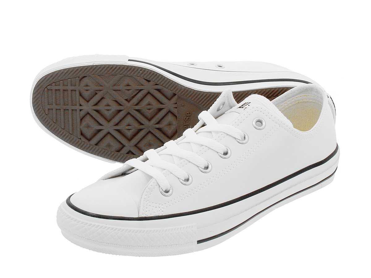 CONVERSE LEA ALLSTAR OX 【メンズ】 【レディース】 コンバース レザー オールスター OX WHITE