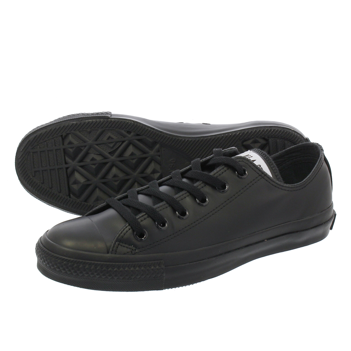 CONVERSE LEA ALLSTAR OX 【メンズ】 【レディース】 コンバース レザー オールスター OX BLACK MONOCHROME