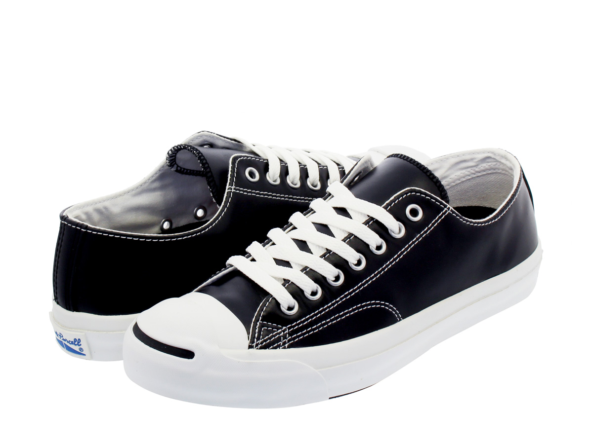 CONVERSE LEA JACK PURCELL コンバース レザー ジャックパーセル BLACK 32241231