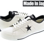 CONVERSE ONE STAR J 【MADE IN JAPAN】【日本製】【メンズ】【レディース】コンバース ワンスター J WHITE/BLACK