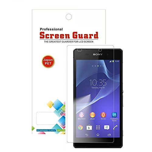 XPERIA Z2 液晶 保護 フィルム × 2Pack docomo SO-03F エクスぺリアZ2 対応 自己吸着式 SCREEN GUARD コーティング スクリーンガード 紫外線カット 指紋防止 クリア 画面保護 2枚セット【ポイント消化】送料無料