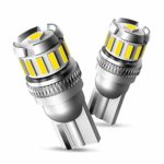 OXILAM T10 LED ホワイト 高輝度 爆光 CANBUSキャンセラー内蔵 ポジションランプ ナンバー灯 ルームランプ メーターランプ 無極性 6500k DC9-18V ウエッジ球 車用 車検対応 1年保証 2個入