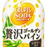 アサヒ飲料 「カルピスソーダ」 贅沢ゴールデンパイン 450ml ×24本