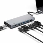 ベルキン ハブ ドッキングステーション LAN/USB-C 60W / 4K HDMI 出力/SDカード/USB-A PD対応 iPad Pro MacBook Pro 2020/Air Surface対応 F4U092BTSGY-A