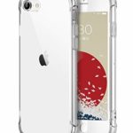 【ONES】 iPhone SE(2020)/8/7 ケース 高透明 米軍MIL規格〔耐衝撃、レンズ保護、滑り止め、軽い、フィット感〕『エアクッション技術、半密閉音室、Qi充電』 クリア カバー Airシリーズ