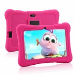 タブレットPRITOM 子供用タブレット 7インチHDディスプレイキッズタブレット目に優しい子供モードペアレンタルコントロール付きWIFI モデル16GB ROM Android10.0子どもプレゼント保護ケース付き（ピンク）