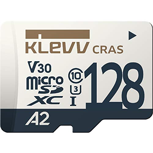 KLEVV microSDXC 128GB UHS-I U3 V30 A2 最大読込:100MB/s 4K対応 Nintendo Switch 動作確認済 永久保証 K128GUSD6U3-CA