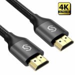 Syncwire 4K HDMI ケーブル プレミアム ハイスピード 2M 高耐久ナイロン 18Gbps 4K hdmi 2.0 HDMIケーブル HD/イーサネット/3D/Switch/Apple TVなど対応