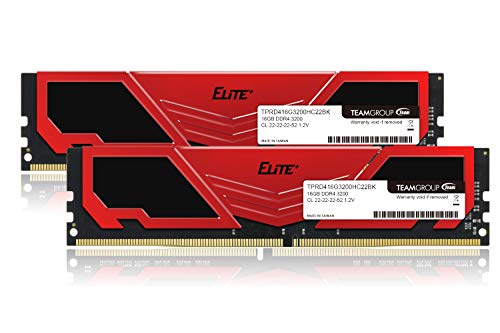 TEAM DDR4 3200Mhz PC4-25600 16GBx2枚（32GBkit）デスクトップ用 Elite Plus シリーズ 日本国内無期限保証(永久保証）正規品