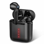 【2020最新Bluetooth5.1 瞬間接続】Bluetooth イヤホン Hi-Fi 高音質 蓋を開けて瞬間ペアリング 完全 ワイヤレス イヤホン 自動ペアリング 左右分離型 超小型 ブルートゥース イヤホン マイク付き CVC8.0ノイズキャンセリング AAC対応 IPX7防水 Siri対応 音量調整 技適認証済 iPhone/iPad/Android対応 (ブラック)