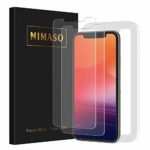 Nimaso iPhone11 Pro Max/Xs Max（6.5 インチ）用 強化ガラス液晶保護フィルム【2枚組】【ガイド枠付き】【日本製素材旭硝子製】（アイフォン11 Pro Max/Xs max 用）