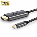 VVG USB Type C HDMI ケーブル (Thunderbolt 3対応 /4K 60Hz対応) HDMI USB-C 変換 Cable USB C HDMI 変換ケーブル MacBook Pro/MacBook Air 2018/2020/Mac mini/iPad Pro 2018/2020, Surface book2,Dell XPS 13/15,HP Envy13,Google Pixelbook,Samsung Galaxy S20/S10/Note10/Huawei P20/Huawei Matebook 13 14(2020) その他USB-C機器対応