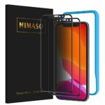 【覗き見防止】【2枚セット】Nimaso iPhone 11 / iPhone XR 用 全面保護フィルム 強化ガラス 【フルカバー】保護フィルム 【ガイド枠付き】（ 6.1 インチ iPhone11 / iPhoneXR 用 フィルム ）