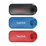 【Amazon.co.jp限定】 サンディスク USBメモリ 16GB レッド・ブルー・ブラック 3個パック USB 2.0 SanDisk Cruzer Snap SDCZ62-016G-A46T