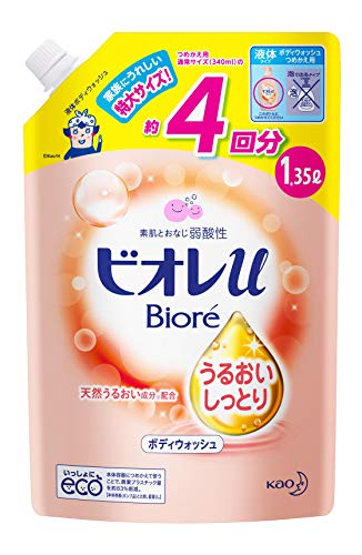 【大容量】 ビオレU うるおいしっとり つめかえ用 1350ml