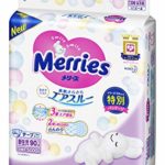 【Amazon.co.jp限定】メリーズ テープ 新生児用(お誕生~5kg) さらさらエアスルー 90枚