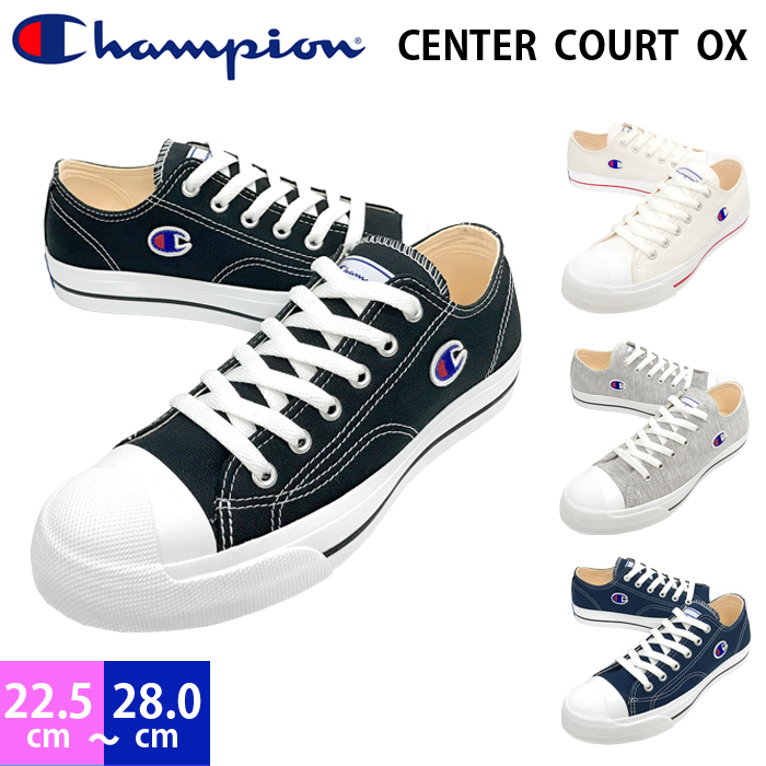 【ポイント20倍】【200円引きクーポン配布中！】チャンピオン Champion センターコート OX CP LC004 CENTER COURT OX CP ローカット レディース メンズ スニーカー ユニセックス キャンバス 女性 男性 日本正規代理店品 22.5〜28.0cm