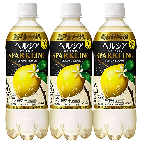 [トクホ] ヘルシア スパークリング 500ml×3本