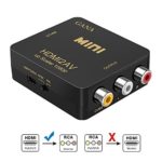 HDMI to RCA 変換コンバーター GANA HDMI to AV コンポジット HDMIからアナログに変換アダプタ 1080P 音声出力可 USB給電 Xbox PS4 PS3 カーナビなど対応