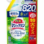 バスマジックリン 風呂洗剤 泡立ちスプレー SUPERCLEAN グリーンハーブの香り 詰め替え 820ml