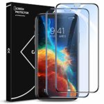 【ブルーライトカット】【ガイド枠付き】 CASEKOO iPhone 11 / iPhone XR ガラスフィルム 【2枚セット】日本旭硝子製 全面保護フィルム 強化ガラス 透過率99.9% 気泡ゼロ 飛散防止（ アイフォン11/アイホンXR 用 フィルム 6.1インチ ）