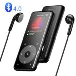 MP3プレーヤー AGPTEK Bluetooth4.0 mp3プレイヤー 超軽量 ウォークマン HIFI超高音質 スピーカー搭載 SDカード対応 光るタッチパネル デジタルオーディオプレーヤー 録音対応 歩数計 FMラジオ 小型 内蔵8GB 最大128GBまで拡張可能