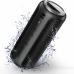 ZoeeTree bluetooth スピーカー ワイヤレススピーカー IPX7防水 高音質 重低音 大音量 ブルートゥーススピーカー USB Type-C充電30W高出力 EQ搭載 スマホスピーカー TWS対応 内蔵マイク ポータブル アウトドア お風呂 ステレオ コスパ最高 (ブラック)