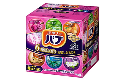 【大容量】 バブ 6つの香りお楽しみBOX 48錠 炭酸 入浴剤 詰め合わせ [医薬部外品]