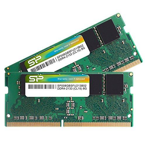 シリコンパワー ノートPC用メモリ DDR4-2133(PC4-17000) 8GBX2枚 260pin 1.2V CL15 永久保証 SP016GBSFU213B22