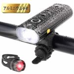 自転車 ライト LED 防水 800ルーメン 2600mAh 大容量電池 USB充電式 自転車用ヘッドライト クロスバイク ロードバイク ライト ゴムシート付き テールライト付属 バッテリーインジケーター サイクルライト bike light 高輝度 長時間 夜間 キャンプ ハイキング サイクリング 懐中電灯 5つ 照明モード 点滅 スポーツ 防災 緊急対応 (アルミニウム)