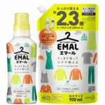 【Amazon.co.jp 限定】【まとめ買い】エマール(EMAL)洗濯洗剤 液体 リフレッシュグリーンの香り 本体500ml+詰め替え900ml