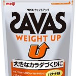 ザバス(SAVAS) ウェイトアップ ホエイプロテイン+マルトデキストリン バナナ味【60食分】 1,260g