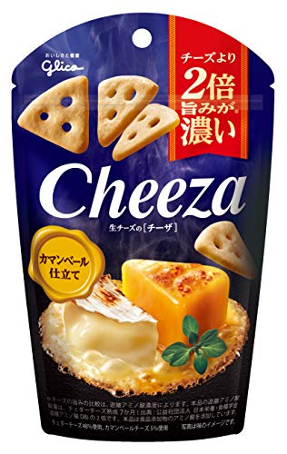 江崎グリコ 生チーズのチーザ カマンベールチーズ仕立て 40g×10個 おつまみチーズ ワインに合う スナック菓子