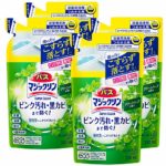 【まとめ買い】バスマジックリン 泡立ちスプレー SUPERCLEAN グリーンハーブの香り つめかえ用 330ml × 4個