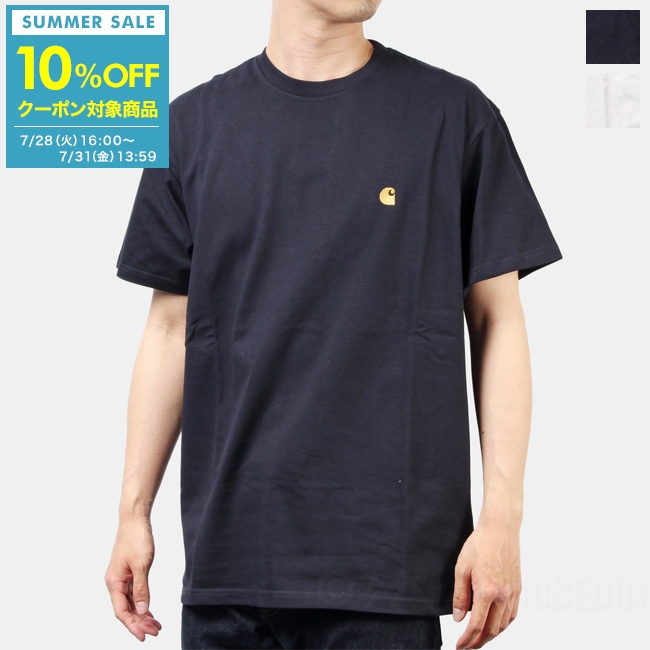 【10%OFFクーポン対象！7/28(火)16:00〜7/31(金)13:59】カーハート Carhatt WIP Tシャツ メンズ 半袖 ロゴ チェイス S/S CHASE T-SHIRT I026391【ネコポス選択で送料240円】