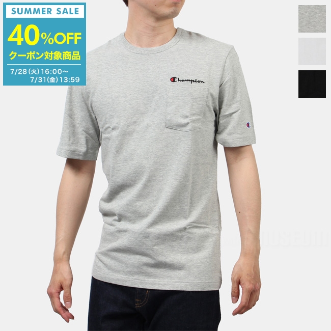 【40%OFFクーポン対象！7/28(火)16:00〜7/31(金)13:59】チャンピオン Champion ヘリテージPC T Heritage Pocket Tee T5075【ネコポス選択で送料240円】