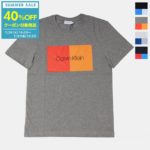 【40%OFFクーポン対象！7/28(火)16:00〜7/31(金)13:59】カルバンクライン CalvinKlein ツートーン ロゴ Tシャツ T-SHIRT K10K103497