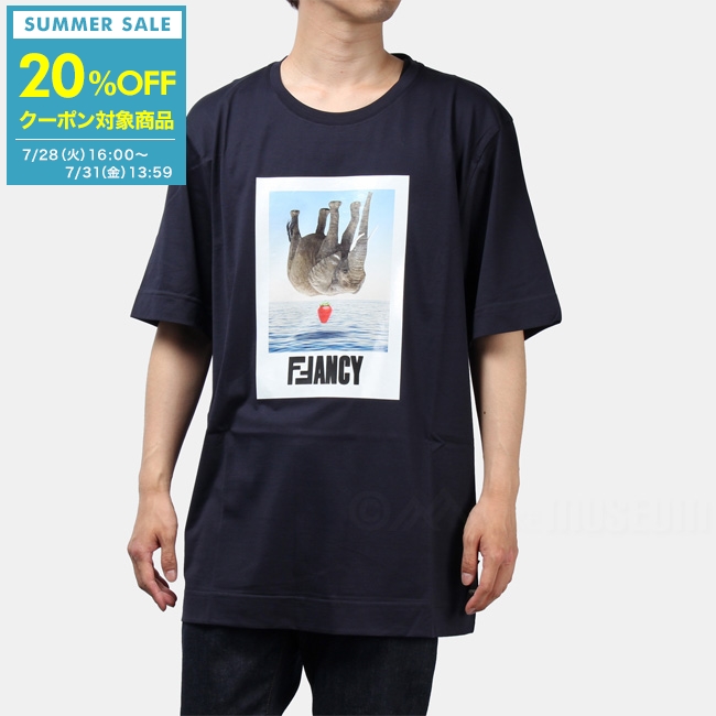 【20%OFFクーポン対象！7/28(火)16:00〜7/31(金)13:59】フェンディ FENDI メンズ Tシャツ 半袖 Tシャツ BLACK 黒 ブラック FY0889-A4PG