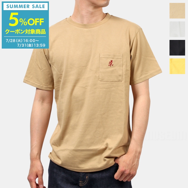 【5%OFFクーポン対象！7/28(火)16:00〜7/31(金)13:59】グラミチ GRAMICCI Tシャツ メンズ レディース ワンポイントTシャツ トップス ONE POINT TEE 1948-STS 売れ筋