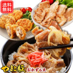 【クーポン使用で300円OFF】生姜焼き メンチカツ 豚丼の具 惣菜セット NS-F | 送料無料 お中元 2020 惣菜 おかず お取り寄せ ご飯のお供 肉 お肉 お取り寄せグルメ 詰め合わせ 食べ比べ 冷凍 冷凍食品 食品 おつまみ グルメ ギフト プレゼント 食べ物 コンビニ 後払い