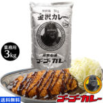 【7/31 20:00〜8/10 11:59 10%OFFクーポン対象！】 ゴーゴーカレー 業務用 中辛 3kg 約 20食 レトルトカレー 送料無料 高級 食品 大容量 カレー 合宿 バーベキュー キャンプ パーティー