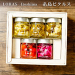 【期間限定クーポンで1,000円OFF!】LOHAS itoshima糸島ピクルス 旬野菜のこだわり 保存料無添加　酢　アーサイ（つぼみ菜）　菜の花　ブロッコリー　フルーツトマト　紫キャベツ ギフト プレゼント 2020 実用的 セット　花以外　誕生日 おしゃれ　かわいい